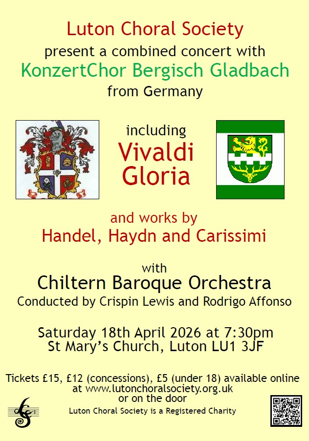 Spring Concert with KonzertChor Bergisch Gladbach Spring Concert with KonzertChor Bergisch Gladbach