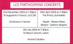 Luton Choral Society Future Concerts in 2023/24